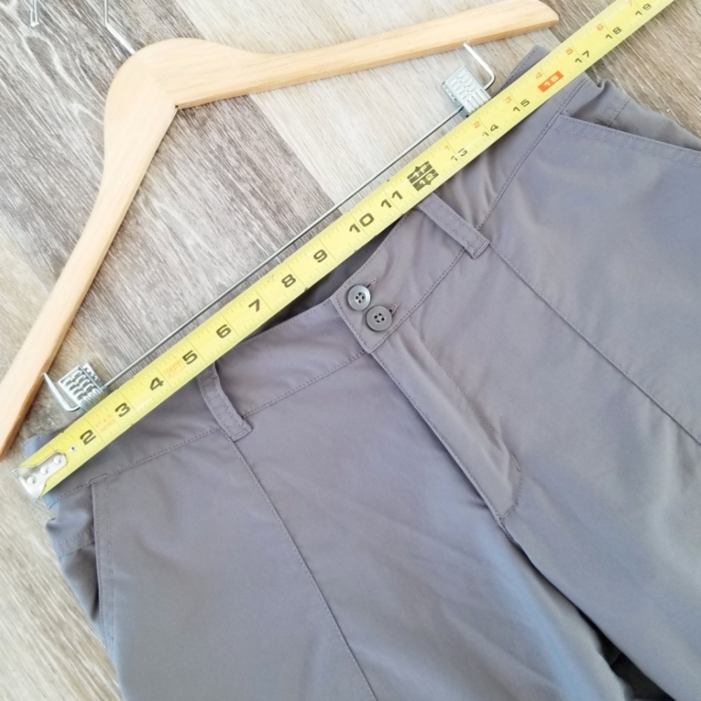 Patagonia Women's Inter Continental Khaki Hiking Shorts Activewear Athleisure - Picture 6 of 10